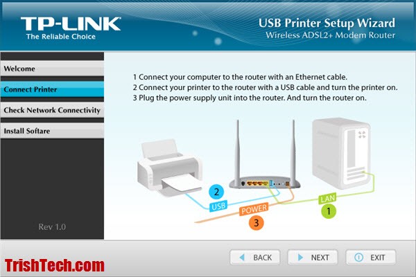 tp link usb printer utility